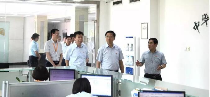 濰坊市委書記惠新安蒞臨集團(tuán)公司調(diào)研，高密市委書記卞漢林陪同